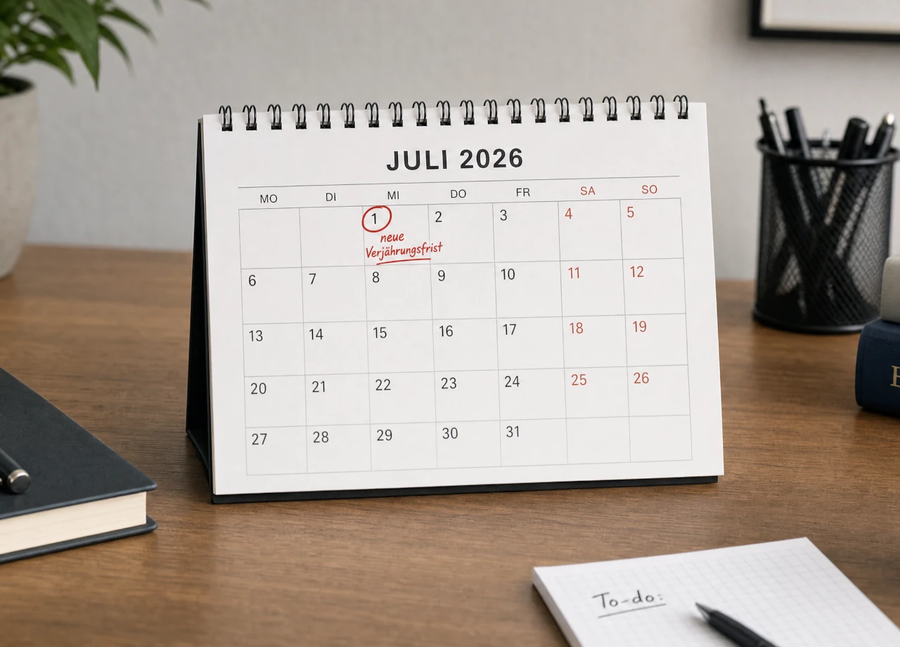 Neue Verjährungsfrist beim Bußgeldbescheid ab 1. Juli 2026 © KI generiert